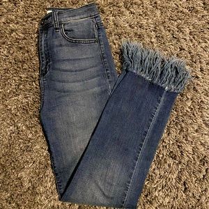 Frill Hem Jeans